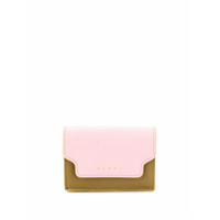 Marni Carteira color block com logo - Rosa
