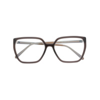 Marni Eyewear Armação de óculos oversized - Marrom