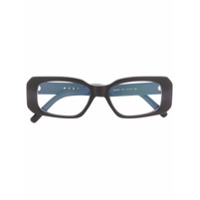 Marni Eyewear Armação de óculos retangular - Preto