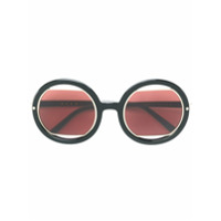 Marni Eyewear Óculos de sol oversized - Preto
