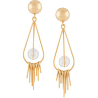 Marni Par de brincos com esferas - Prateado