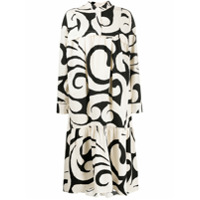 Marni Vestido com estampa abstrata - Neutro