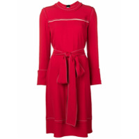 Marni Vestido estilo suéter acinturado - Vermelho