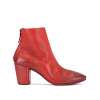 Marsèll Ankle boot com detalhes puídos - Vermelho