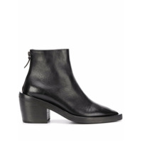 Marsèll Ankle boot com zíper lateral - Preto
