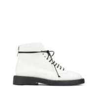 Marsèll Ankle boot com zíper posterior - Branco