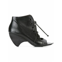 Marsèll Ankle boot de couro com cadarço - Preto