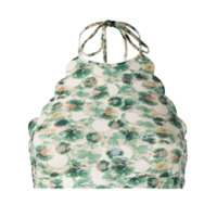 Marysia Sutiã de biquíni com estampa floral Mott - Neutro