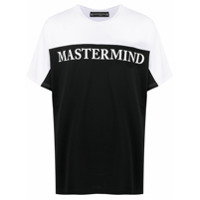 Mastermind Japan Camiseta com logo color block - Preto