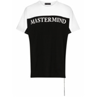 Mastermind Japan Camiseta de algodão com estampa de logo - Preto