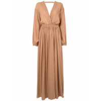 Matteau Vestido longo com abertura posterior - Marrom