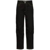 Matthew Adams Dolan Calça jeans com detalhe pespontado - Preto