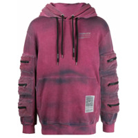 Mauna Kea tie-dye multi-pocket hoodie - Rosa
