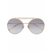 Max Mara Óculos de sol redondo Eve - Dourado