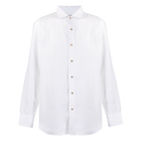 Mazzarelli Camisa French com colarinho - Branco