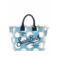 Mc2 Saint Barth Bolsa tote com estampa de poás - Azul