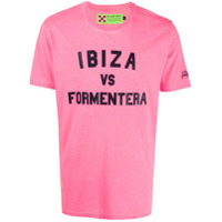 Mc2 Saint Barth Camiseta com estampa Ibiza vs Formentera - Rosa