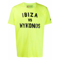 Mc2 Saint Barth Camiseta com estampa Ibiza vs Mykonos - Amarelo