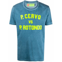 Mc2 Saint Barth Camiseta com estampa P.Cervo - Azul