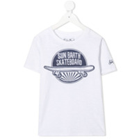 Mc2 Saint Barth Camiseta com estampa Skateboard - Branco