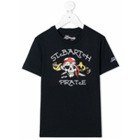 Mc2 Saint Barth Camiseta com St. Barth Pirate - Azul