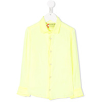 Mc2 Saint Barth Kids Camisa Agnes 94 com mangas longas - Amarelo