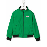 Mc2 Saint Barth Kids logo patch lightweight jacket - Verde