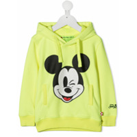 Mc2 Saint Barth Kids Mickey Mouse cotton hoodie - Amarelo