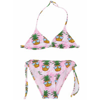 Mc2 Saint Barth Kids pineapple printed bikini - Rosa