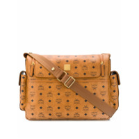 MCM Bolsa tiracolo com estampa monogramada - Marrom