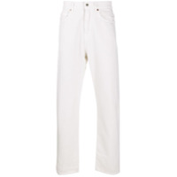 McQ Swallow Calça jeans reta cintura média - Branco
