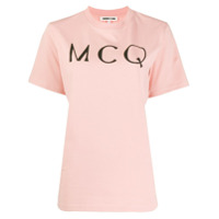 McQ Swallow Camiseta mangas curtas com estampa de logo - Rosa