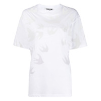 McQ Swallow Camiseta oversized com mangas curtas - Branco