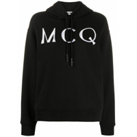 McQ Swallow Moletom com capuz e logo - Preto