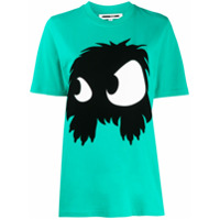 McQ Swallow short sleeve monster print T-shirt - Verde