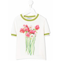 Mi Mi Sol Camiseta com estampa floral - Branco