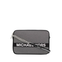 Michael Michael Kors Bolsa tiracolo com logo bordado - Preto