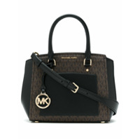 Michael Michael Kors Bolsa tiracolo com logo - Marrom