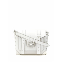 Michael Michael Kors Bolsa tiracolo Manhattan de couro - Branco