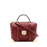 Michael Michael Kors Bolsa tiracolo Manhattan de couro - Vermelho