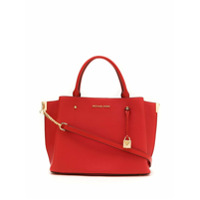 Michael Michael Kors Bolsa tote Arielle de couro - Vermelho