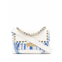 Michael Michael Kors Bolsa tote com de couro tie-dye - Branco