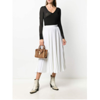 Michael Michael Kors Bolsa tote com detalhe de cadeado - Marrom