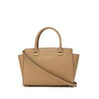 Michael Michael Kors Bolsa tote com logo - Marrom