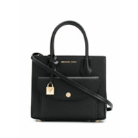 Michael Michael Kors Bolsa tote com pingente - Preto
