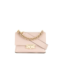 Michael Michael Kors Bolsa tote de couro com corrente - Rosa