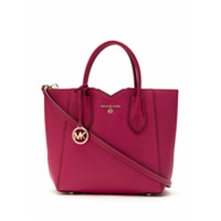 Michael Michael Kors Bolsa tote Mae de couro - Vermelho