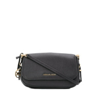Michael Michael Kors Bolsa transversal com aba e logo - Preto