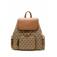 Michael Michael Kors Mochila Abbey com logo - Marrom