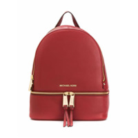 Michael Michael Kors Mochila com placa de logo - Vermelho